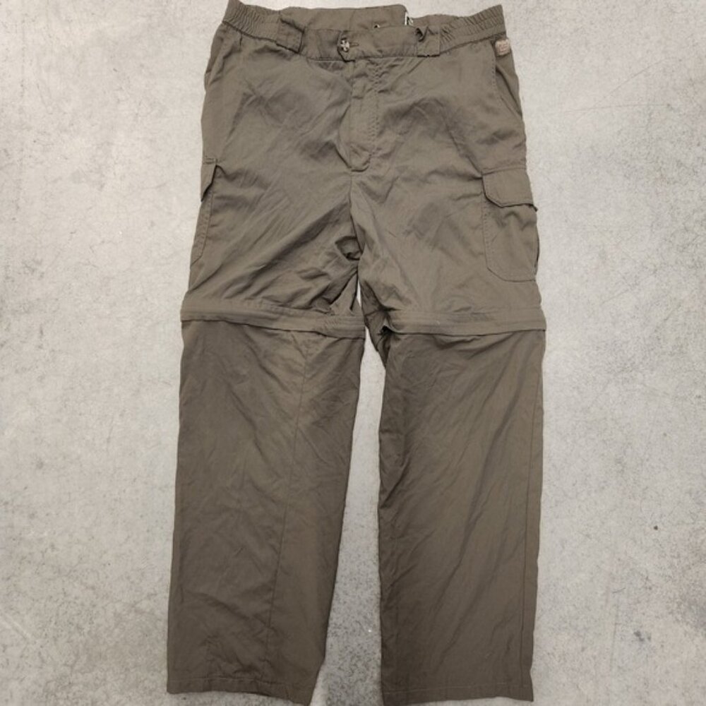 Tilley Convertible Hiking Pants Zip Off Cargo Olive Green Outdoors Mens Zip off‎